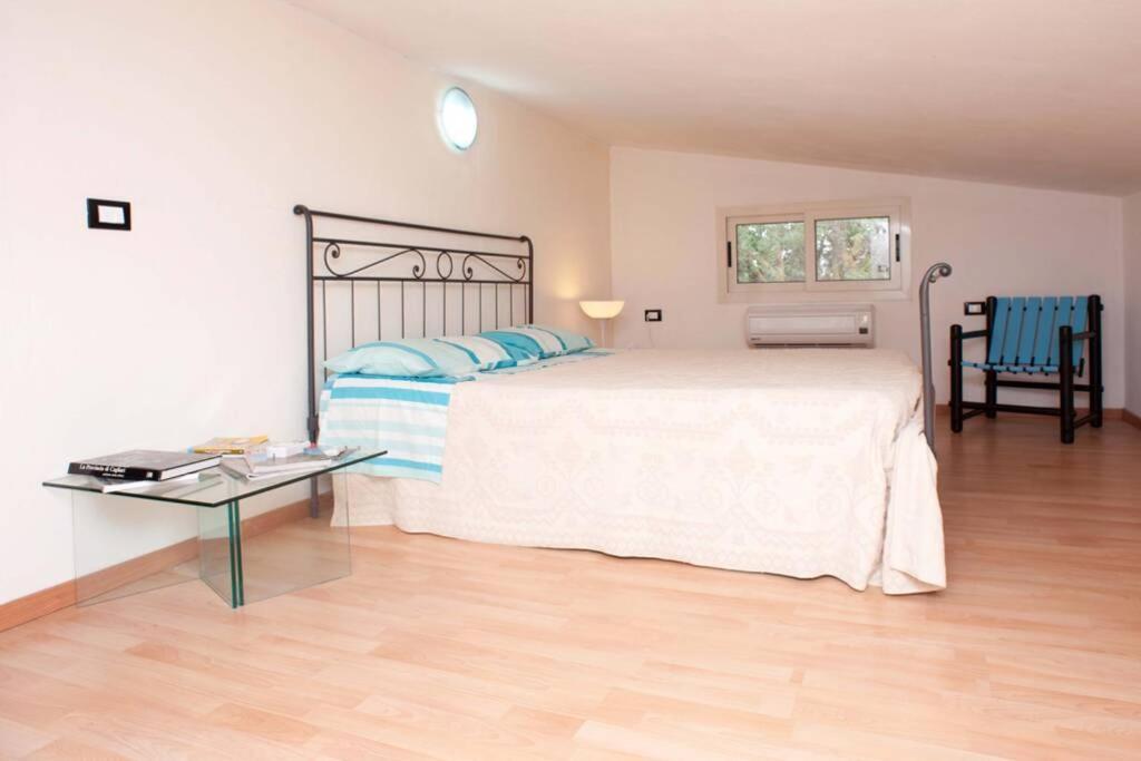 Loft Mansardato Con Giardino E Piscina In Villa Privata Loft With Garden And Swimming Pool In A Private Villa Sestu Buitenkant foto